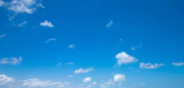 Blue Sky Background Tiny Clouds — Stock Photo, Image