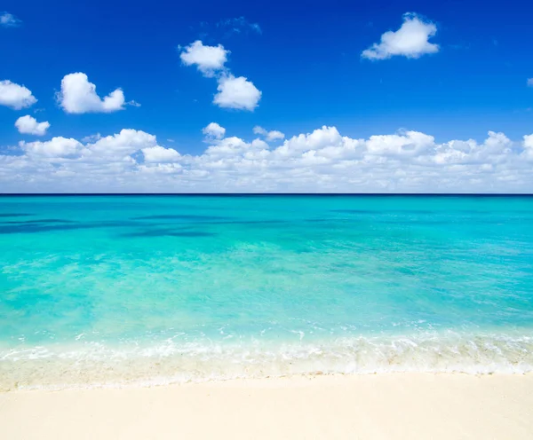Isla Tropical Maldivas Con Playa Arena Blanca Mar —  Fotos de Stock