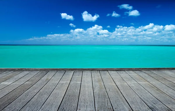 Hermosa Playa Mar Tropical —  Fotos de Stock
