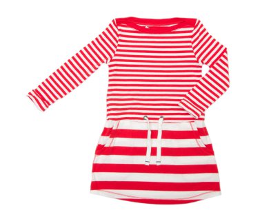 Kız için çizgili elbise