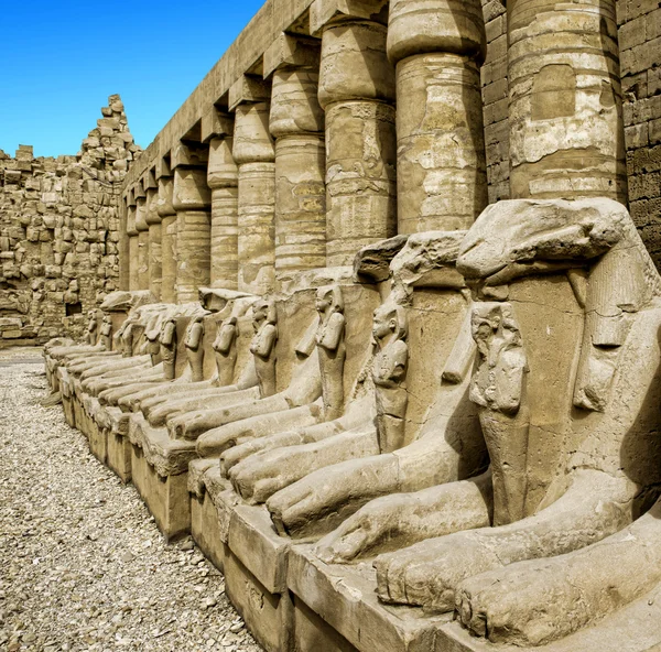 Ruínas antigas de karnak — Fotografia de Stock