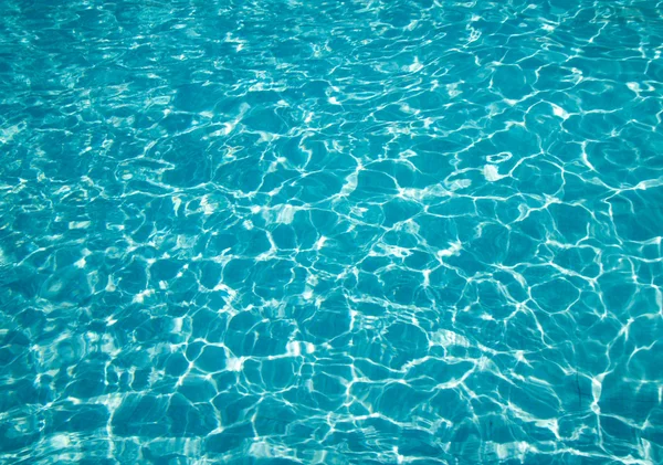 Água da piscina azul — Fotografia de Stock