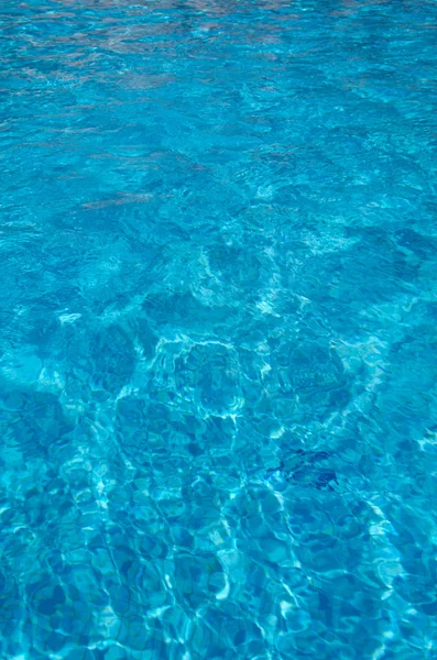 Blue pool water — Stock Photo, Image