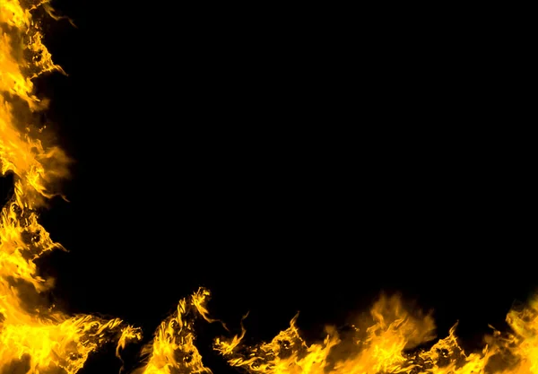 Fire frame — Stock Photo, Image