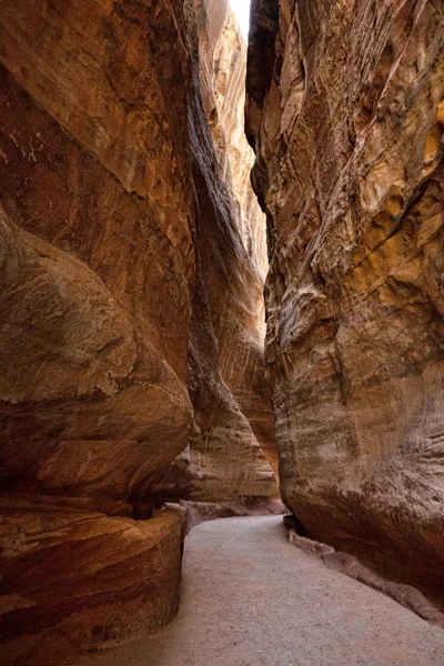 Kaňon Petra, Jordan, — Stock fotografie