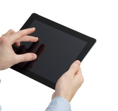 tablet bilgisayar ile el
