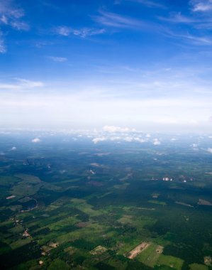 Hava gökyüzü ve bulutlar