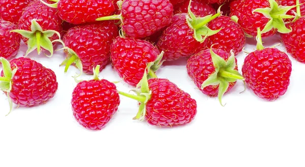 Rote frische Himbeeren — Stockfoto