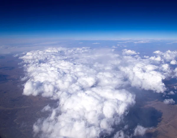 Cielo aéreo y nubes — Foto de Stock