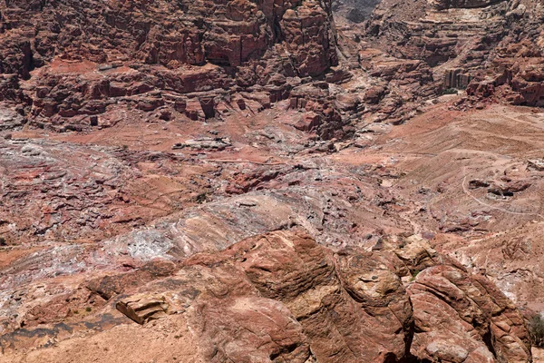 Rock skär arkitekturen i Petra — Stockfoto