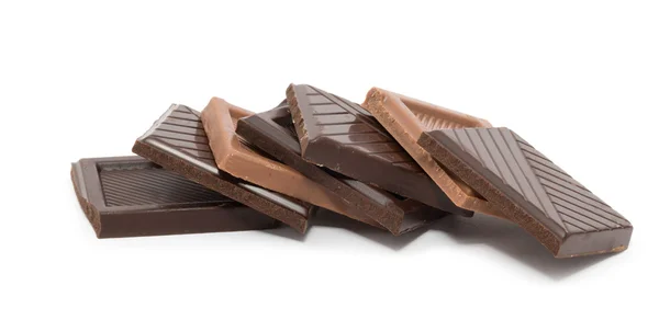 Pieces of tasty Chocolate — Stock Photo, Image