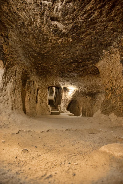 Cidade caverna na Capadócia — Fotografia de Stock