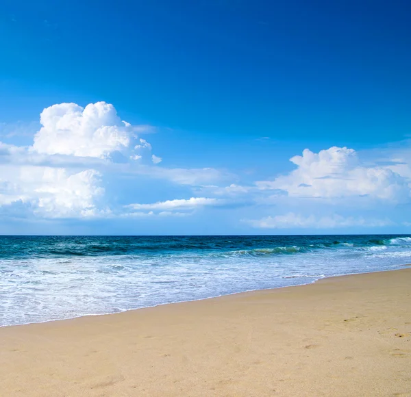 Playa y mar tropical — Foto de Stock