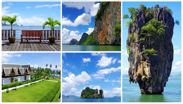 Thailand collage — Stockfoto