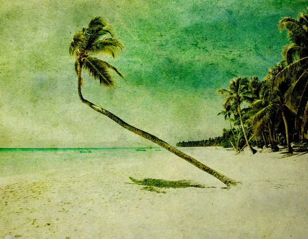 Grunge beach — Stock Photo, Image