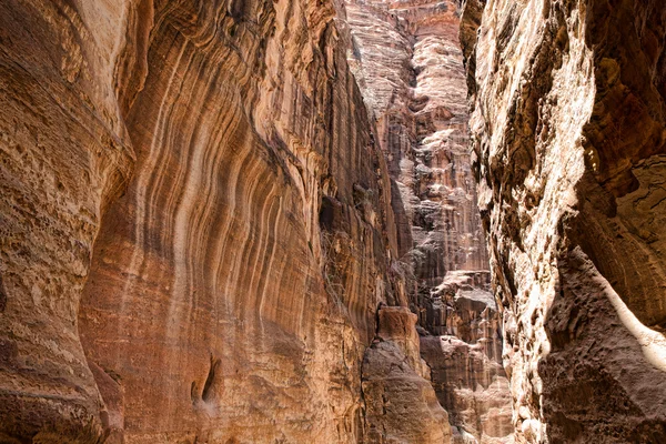 Canyon Petra, Jordanien, — Stockfoto