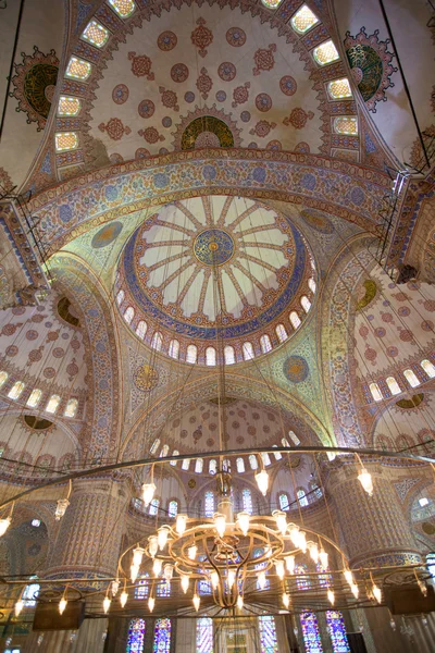 Intérieur de mosquée bleue — Photo