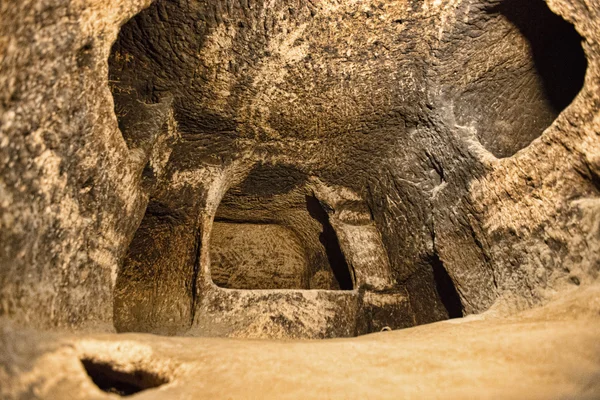 Höhlenstadt in Kappadokien — Stockfoto