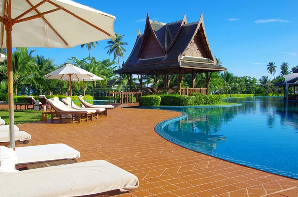 Piscina in Thailandia — Foto Stock