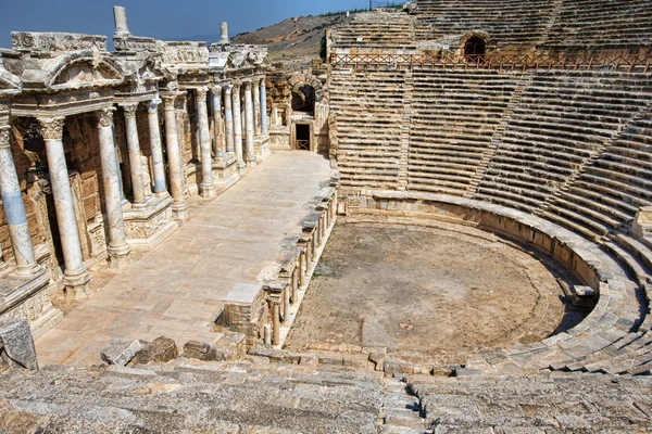 Theater in ancient Hierapolis — Stock Photo, Image