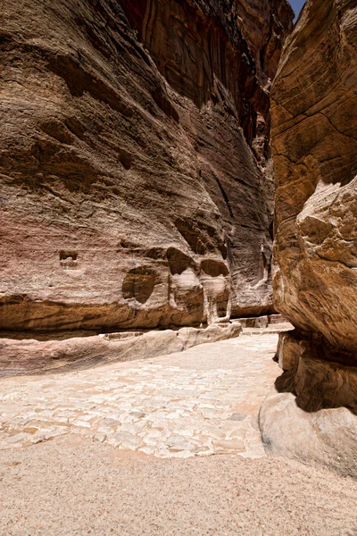 Canyon Petra, Jordan, — Stockfoto
