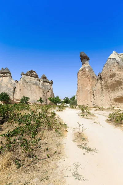 Formações rochosas em capadocia — Fotografia de Stock