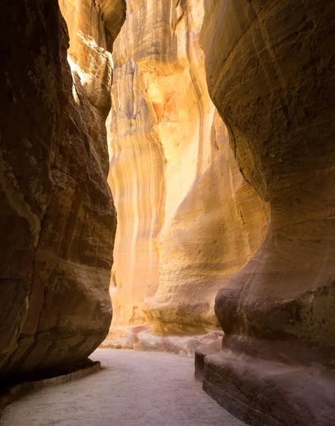 Al-siq i petra, Jordanien — Stockfoto