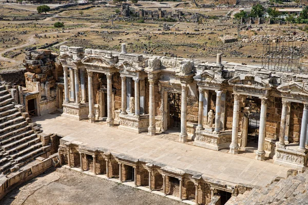 Divadlo v Hierapolis, Turecko — Stock fotografie