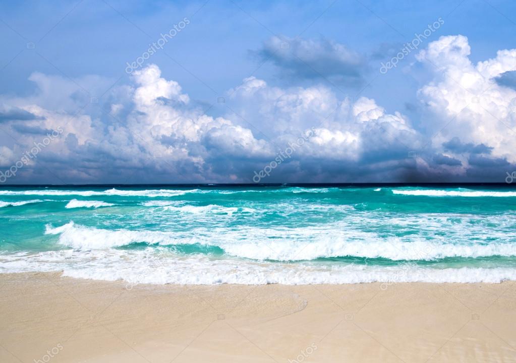 Beach and tropical sea