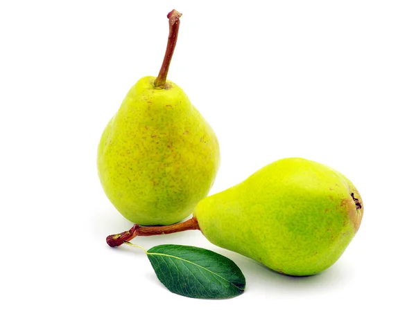 Färska gröna päron — Stockfoto