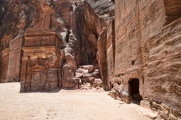 หินใน Petra — ภาพถ่ายสต็อก