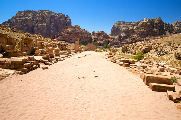 Rock in Petra — Stockfoto