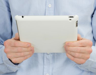 tablet bilgisayar ile el