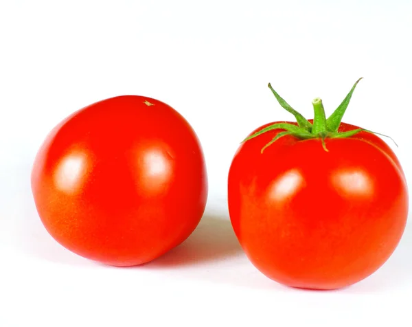 Iki taze domates — Stok fotoğraf