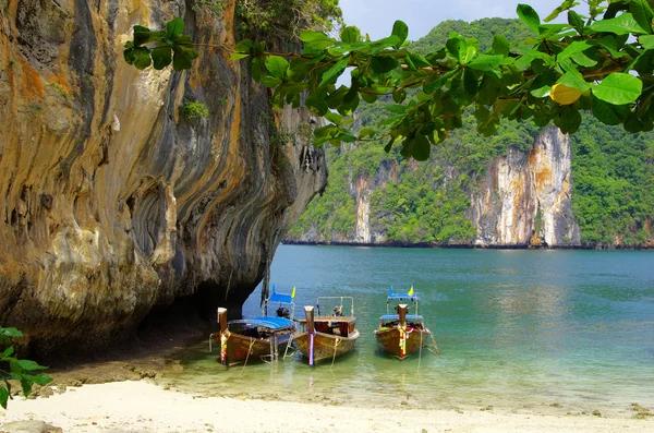 Bateaux à queue longue, Thaïlande — Photo