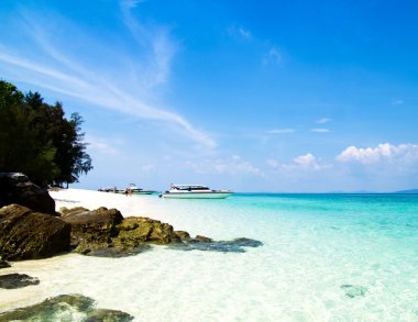 Tayland 'da tropik plaj