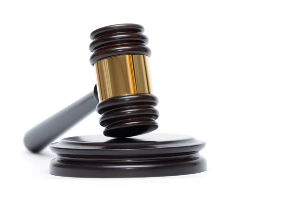 Wooden judge gavel — Stock Photo, Image