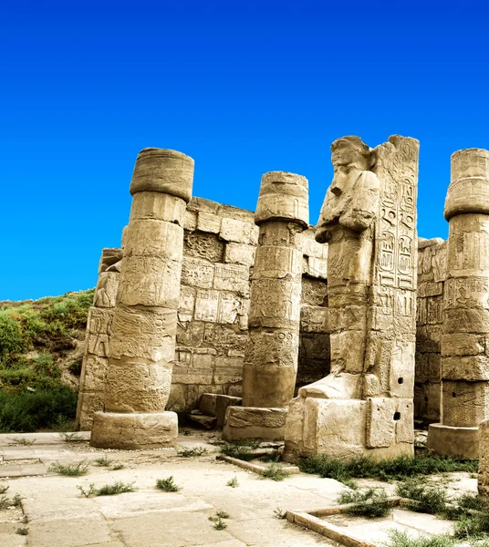 Ruins of Karnak temple in Egypt — Stock Photo, Image