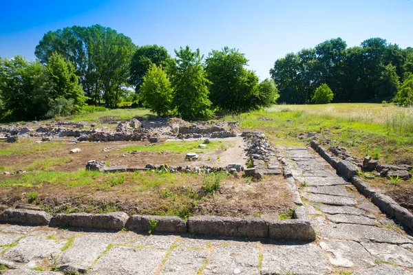 Ruins in Dion, Greece. — Stock Photo, Image