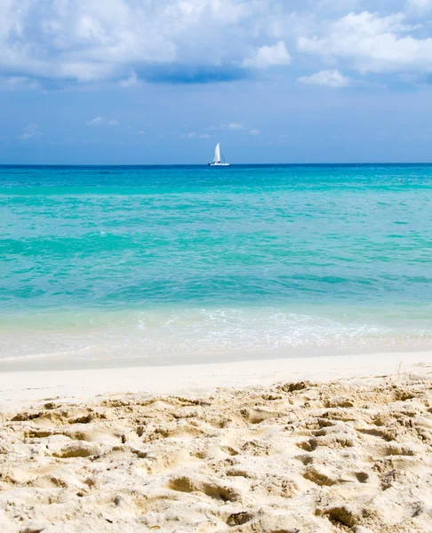 Plaża nad Morzem Karaibskim — Zdjęcie stockowe
