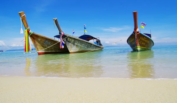 Boats in Andaman Sea, Thailand Royalty Free Stock Photos