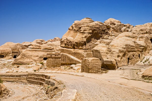 Rock à Petra Jordanie — Photo