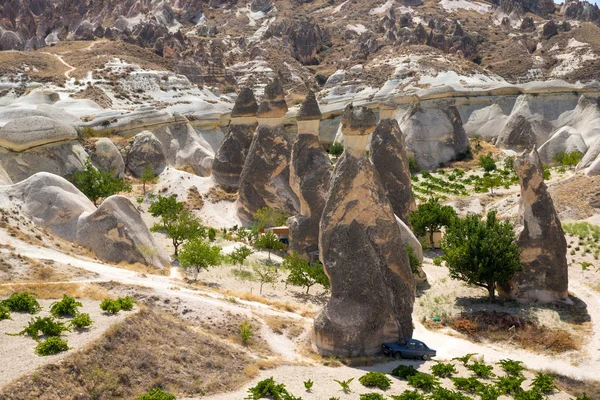 Rocas en Capadocia, Turquía — Foto de Stock