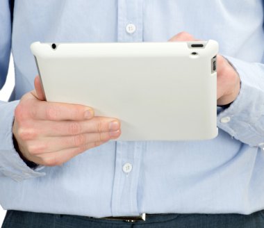 tablet bilgisayar ile el