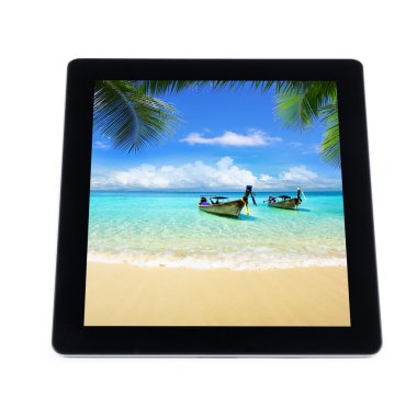 siyah tablet bilgisayar