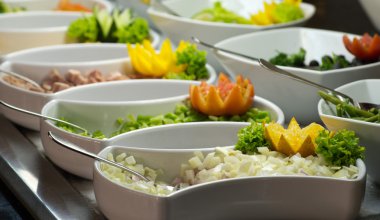 Çeşitli gıda tepsi