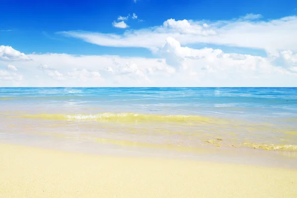 Sand am Strand und Meer — Stockfoto