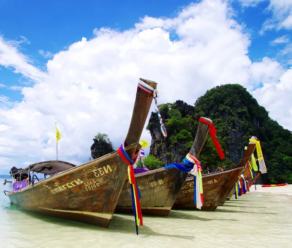 Boote im andamanischen Meer — Stockfoto