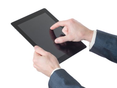 tablet bilgisayar tutan eller