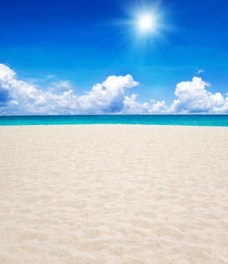 plaj ve tropikal deniz